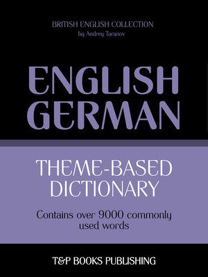 cover image of Theme-Based Dictionary